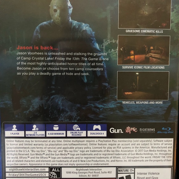PS4 Friday the13th - Picture 2 of 3
